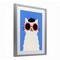 Stupell Industries Stylish French Cat Framed Print Under Glass, design by Jessica Beck